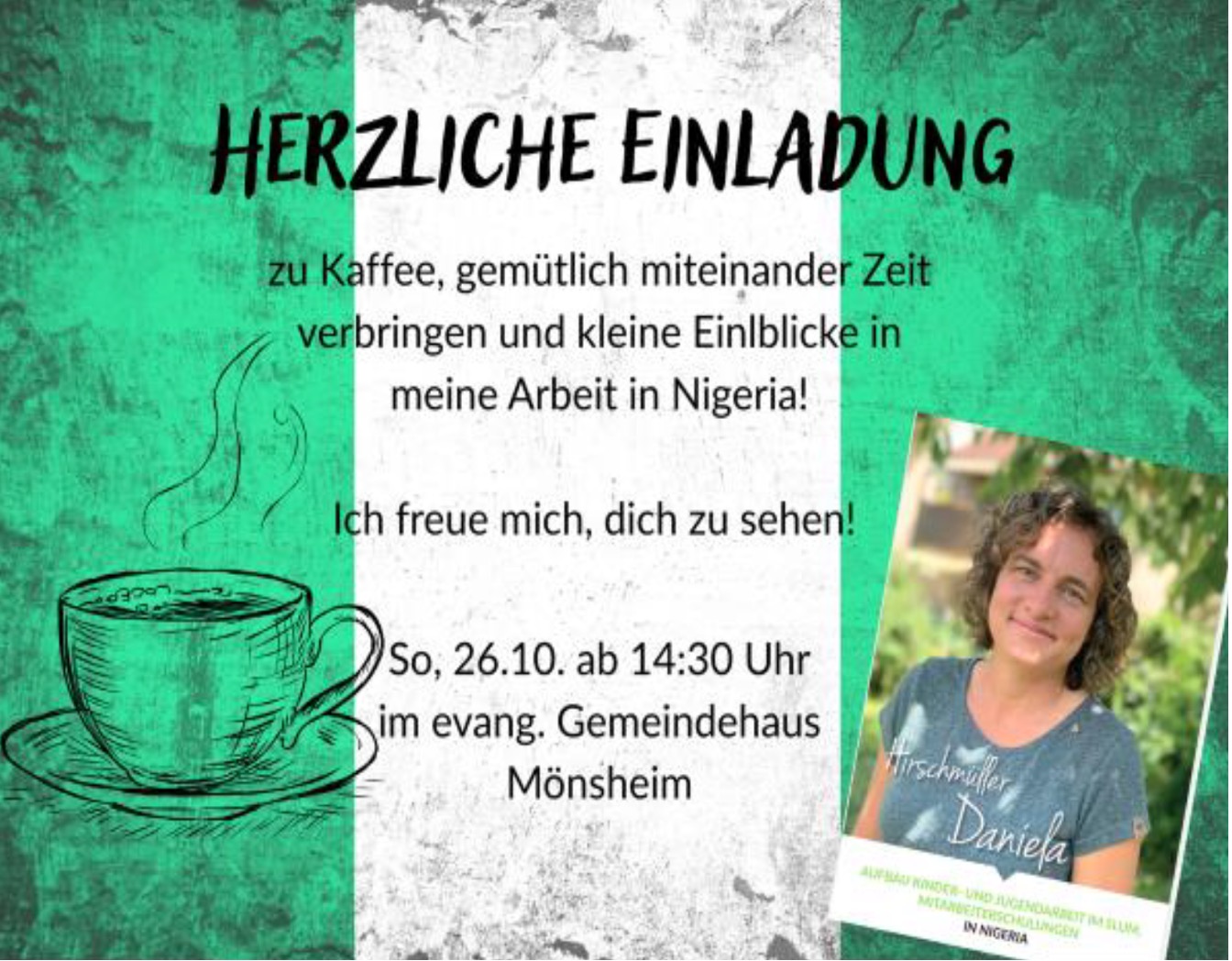Einladungsflyer zum Event